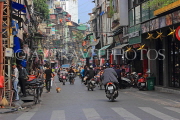 Vietnam, HANOI, Old Quarter, street scene, and traffic, VT1542JPL
