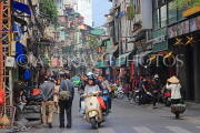 Vietnam, HANOI, Old Quarter, street scene, and traffic, VT1543JPL