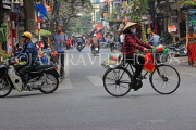 Vietnam, HANOI, Old Quarter, street scene, and traffic, VT1545JPL