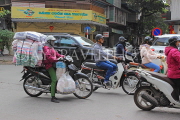 Vietnam, HANOI, Old Quarter, street scene and traffic, VT936JPL