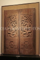 Vietnam, HANOI, Vietnam Fine Arts Museum, doors carved withdragon motifs, VT809JPL