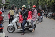 Vietnam, HANOI, biking, family on a bike, VT1265JPL