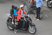 Vietnam, HANOI, biking, family on a bike, VT1272JPL
