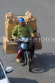 Vietnam, HANOI, motorbike loaded with goods, VT1202JPL