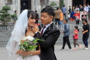 Vietnam, HANOI, wedding couple, bride and groom posing for photos, VT1258JPL