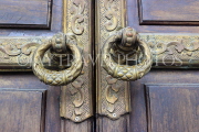 Vietnam, Ninh Binh, BAI DINH TEMPLE, Phap Chu Temple, bronze door knockers, VT2197JPL