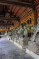 Vietnam, Ninh Binh, BAI DINH TEMPLE, corridor of Arhat statues, VT2167JPL