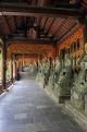 Vietnam, Ninh Binh, BAI DINH TEMPLE, corridor of Arhat statues, VT2170JPL