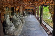 Vietnam, Ninh Binh, BAI DINH TEMPLE, corridor of Arhat statues, VT2171JPL