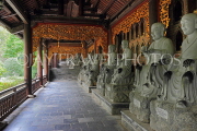 Vietnam, Ninh Binh, BAI DINH TEMPLE, corridor of Arhat statues, VT2175JPL