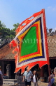 Vietnam, Ninh Binh, HOA LU, Dinh Tien Hoang Temple, five elements flag, VT2039JPL