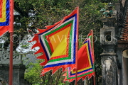 Vietnam, Ninh Binh, HOA LU, Dinh Tien Hoang Temple, five elements flags, VT2040JPL