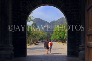 Vietnam, Ninh Binh, HOA LU, Dinh Tien Hoang Temple, gateway arch, VT1985JPL