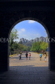 Vietnam, Ninh Binh, HOA LU, Dinh Tien Hoang Temple, gateway arch, VT1986JPL