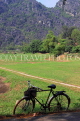 Vietnam, Ninh Binh, HOA LU, countryside, fields, and bike, VT2041JPL
