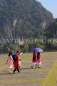 Vietnam, Ninh Binh, HOA LU, people walking in the afternoon sun, VT2045JPL
