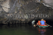 Vietnam, Ninh Binh, TRANG AN, tour boat in cave, VT2228JPL
