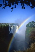 ZIMBABWE, Victoria Falls and rainbow, ZIM7JPL
