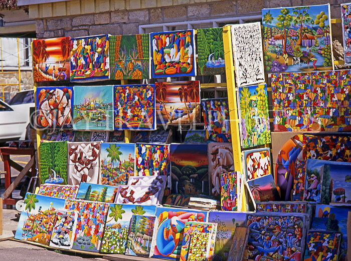 ANTIGUA, St John's, local art, original paintings for sale, ANT613JPL