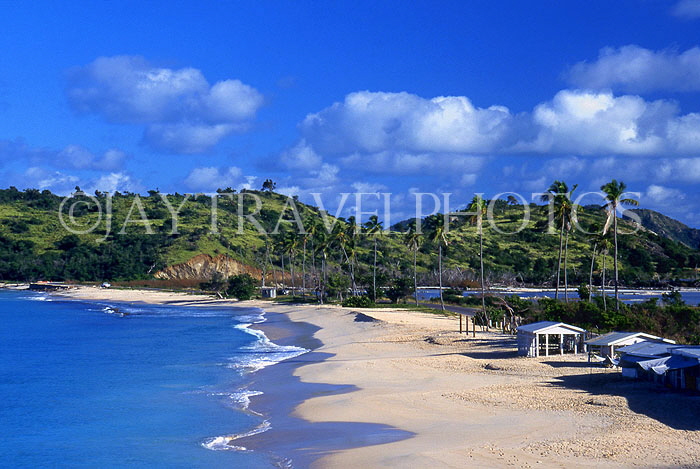 ANTIGUA, West Coast, island view and beach, ANT855JPL
