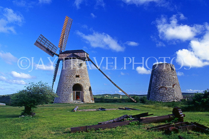 ANTIGUA, restored sugar mills, Betty Hope Estate, ANT837JPL