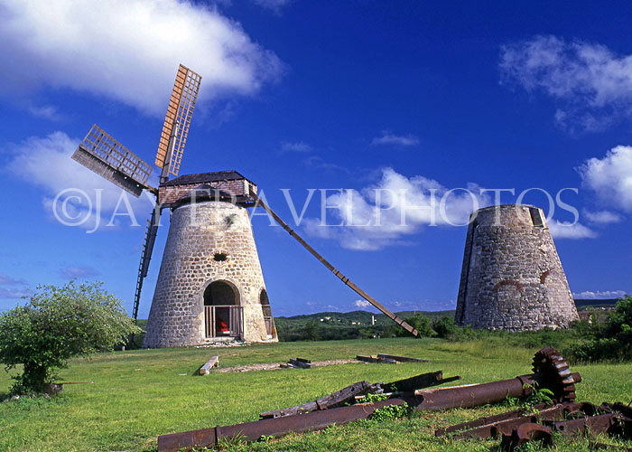 ANTIGUA, restored sugar mills, Betty Hope Estate sugar mills, ANT636JPL