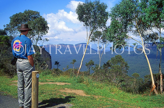 AUSTRALIA, New South Wales, Blue Mountains National Park, view near Katoomba, AUS694JPL