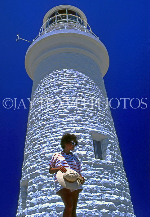 AUSTRALIA, Western Australia, ROTTNEST Island Lighthouse, AUS1085JPL