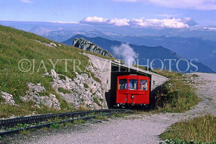 AUSTRIA, St Wolfgang, steam train at Schafbergspitze summit, AST505JPL