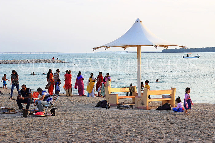 BAHRAIN, Budaiya, beach, people enjoying the seaside, BHR1432JPL