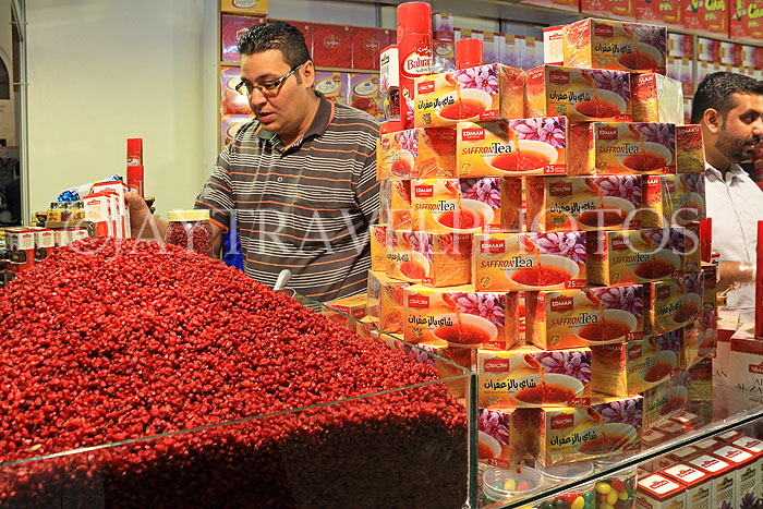 BAHRAIN, Manama, Bahrain Exhibition Centre, Autumn Fair, stall, Saffron & Saffron Tea, BHR2212JPL