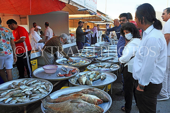 BAHRAIN, Muharraq, Hidd Fish Market, BHR2370JPL
