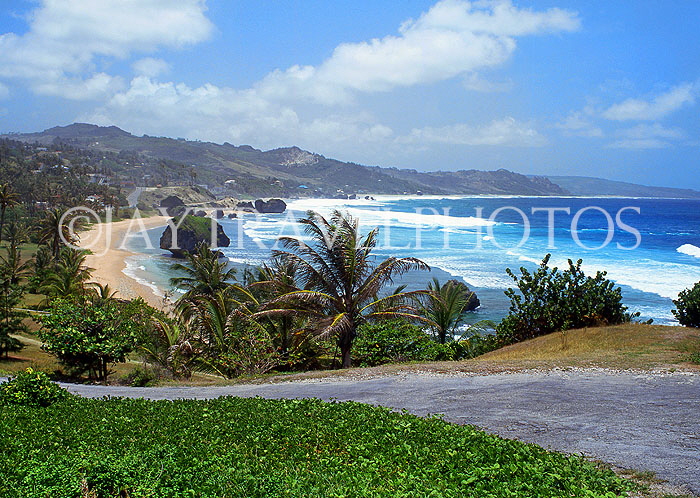 BARBADOS, Tent Bay (East coast), coastal view, BAR586JPL