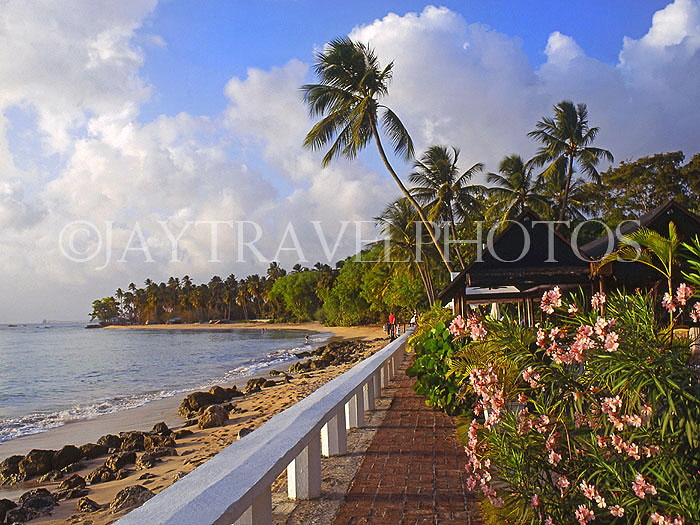 BARBADOS, West Coast, view from Cobblers Cove Hotel,  BAR566JPL
