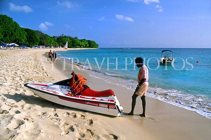 BARBADOS, West coast, beach and water scooter, BAR110JPL