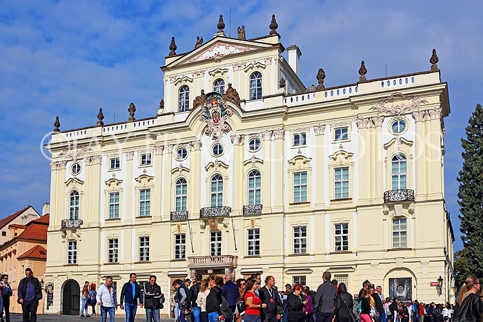 Czech Rep, PRAGUE, Archbishop's Palace, Castle Sq (Hradcanske Nam), CZ1469JPL