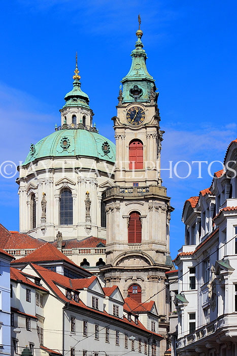 Czech Rep, PRAGUE, Mala Strana, St Nicholas Church, CZ1441JPL