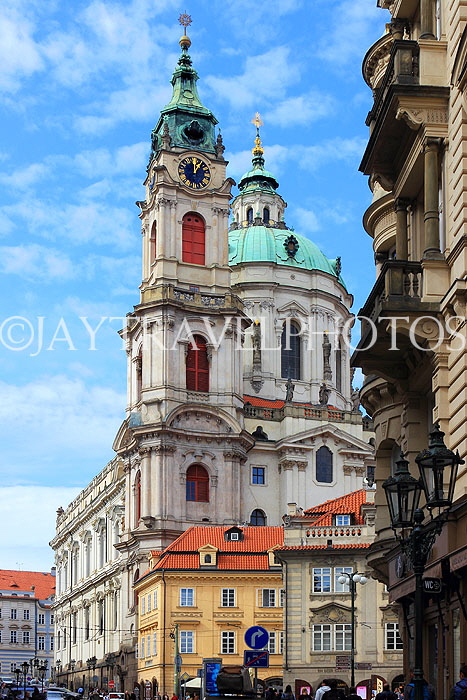 Czech Rep, PRAGUE, Mala Strana, St Nicholas Church, CZ1442JPL