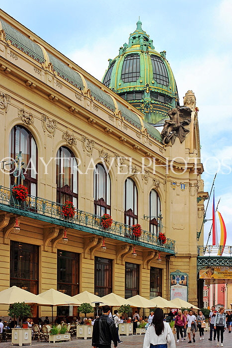 Czech Rep, PRAGUE, Municipal House building, CZ1683JPL