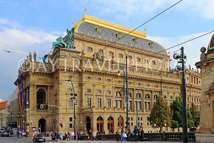 Czech Rep, PRAGUE, National Theatre building, CZ1548JPL