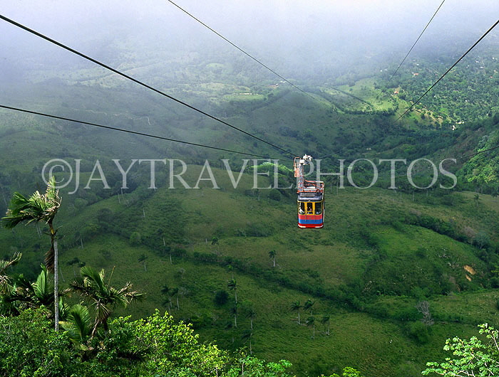 DOMINICAN REPUBLIC, North Coast, Puerto Plata, cable car to Mt Isabella, DR152JPL