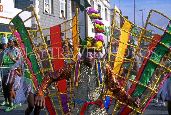 GRENADA, Carnival  dancer, in parade, GRE321JPL