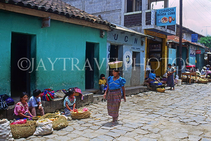GUATEMALA, San Pedro, street scene and vondors, GUA289JPL