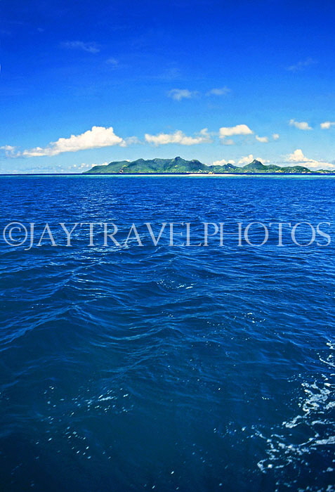 Grenadines, seascape and small islet, CAR19JPL