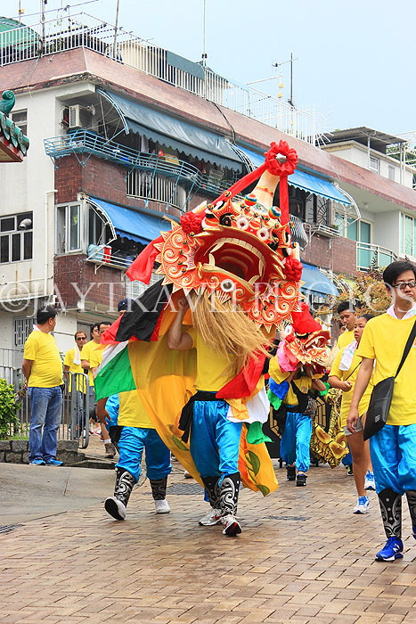 HONG KONG, Cheung Chau island, Tin Hau Festival parades, dragon dance, HK1587JPL