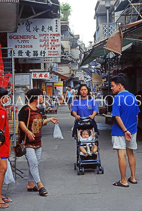 HONG KONG, Cheung Chau island, street scene, HK516JPL