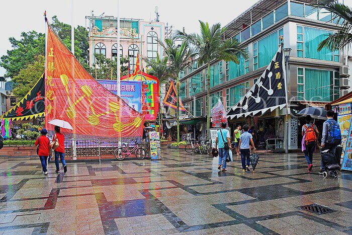 HONG KONG, Cheung Chau island, town centre, HK1567JPL