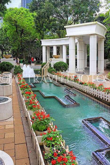 HONG KONG, Hong Kong Island, Hong Kong Park, Fountain Plaza, HK1316JPL