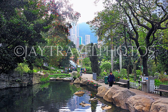 HONG KONG, Hong Kong Island, Hong Kong Park, landscaped areas, HK2490JPL