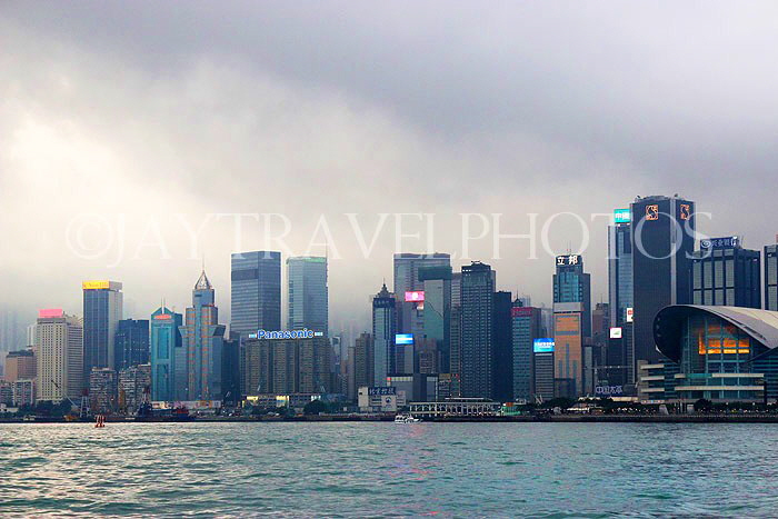 HONG KONG, Hong Kong Island, skyline at dusk, HK1803JPL